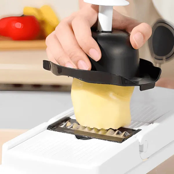 Cortador e Fatiador Multifuncional de Alimentos – Rápido, Preciso e Seguro