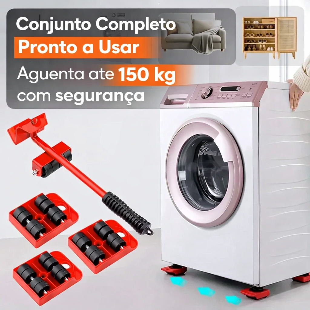 Levantador Profissional de Móveis – Kit 5 Peças