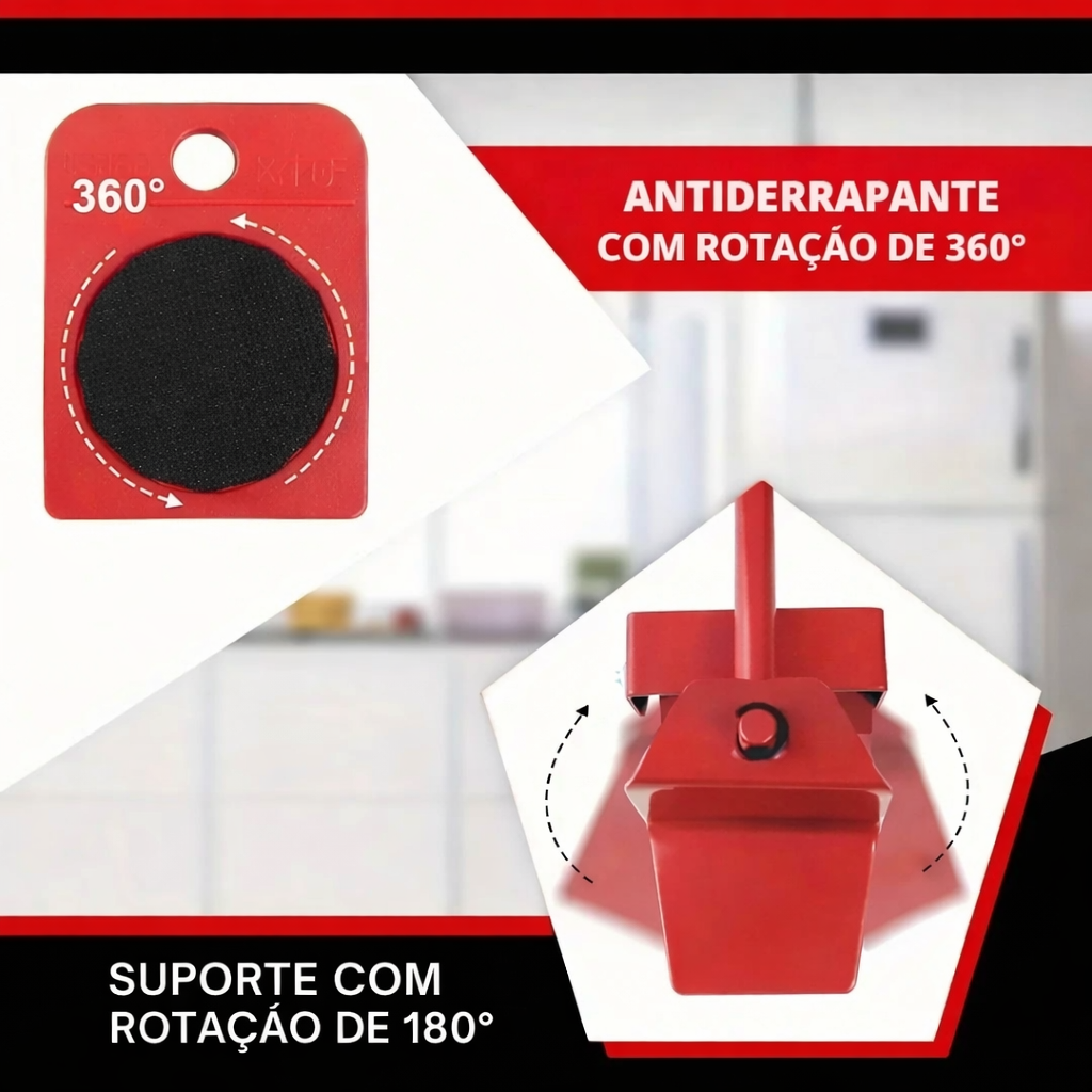 Levantador Profissional de Móveis – Kit 5 Peças