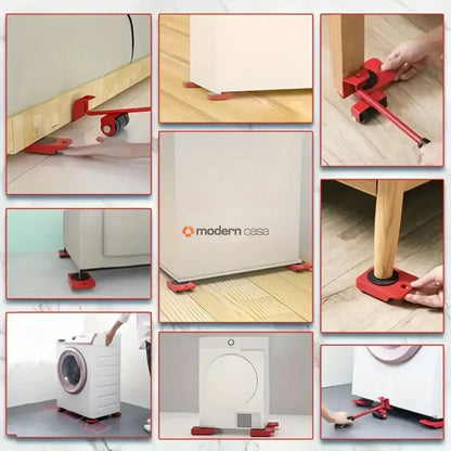 Levantador Profissional de Móveis – Kit 5 Peças